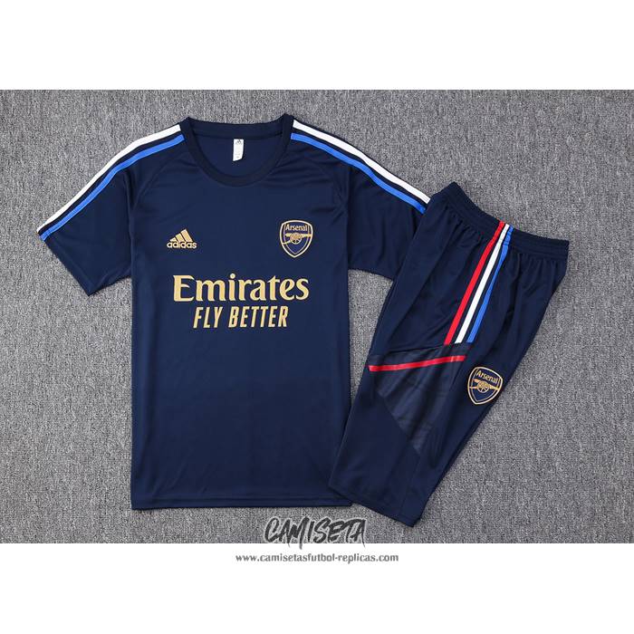 Chandal del Arsenal 2023-2024 Manga Corta Azul - Pantalon Corto
